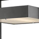 Luttrel LED 23.75 inch Black Outdoor Pier Mounted Fixture