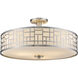 Elea 3 Light 20.50 inch Semi-Flush Mount