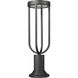 Leland LED 23 inch Sand Black Outdoor Pier Mounted Fixture
