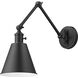 Gayson 1 Light 7.5 inch Matte Black Wall Sconce Wall Light