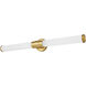 Warwick LED 32.5 inch Modern Gold Bath Vanity Wall Light