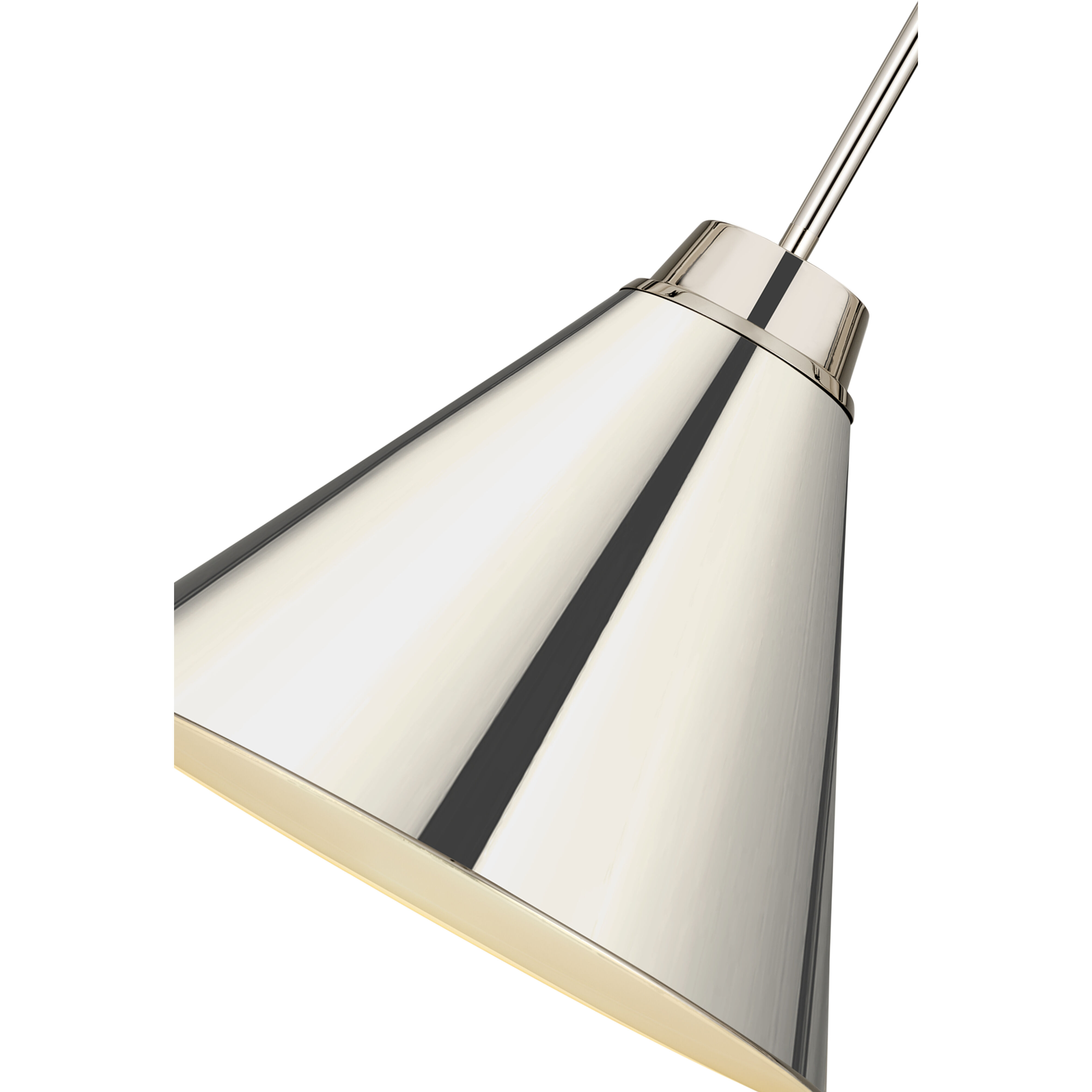 Eaton 1 Light 18 inch Polished Nickel Pendant Ceiling Light