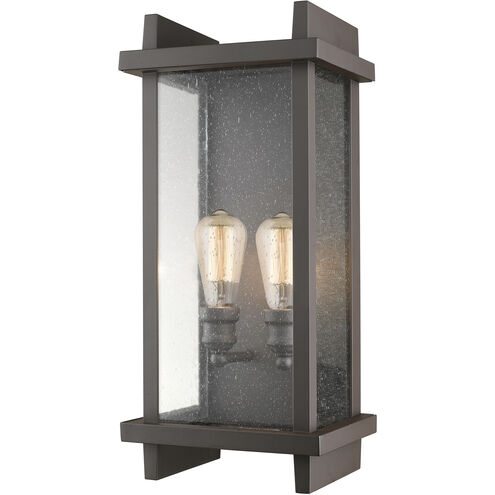 Fallow Outdoor Wall Light in Deep Bronze