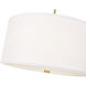 Linden LED 24 inch Modern Gold Pendant Ceiling Light