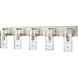 Fontaine 5 Light 44 inch Brushed Nickel Vanity Wall Light