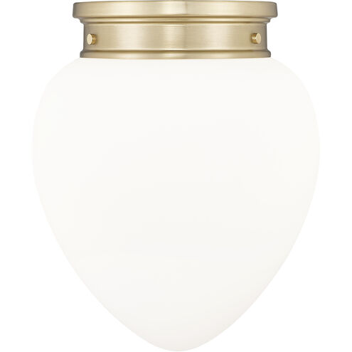 Gideon 1 Light 12.5 inch Modern Gold Flush Mount Ceiling Light