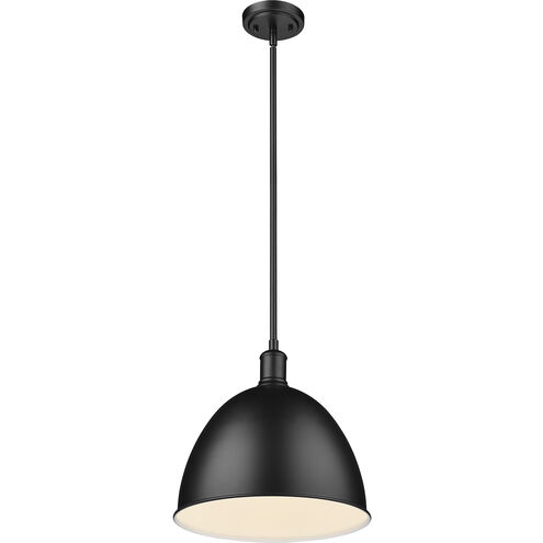Sawyer 1 Light 12.5 inch Matte Black Pendant Ceiling Light