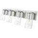 Titus 4 Light 32 inch Brushed Nickel Bath Vanity Light Wall Light
