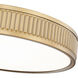 Stari LED 16.75 inch Modern Gold Flush Mount Ceiling Light