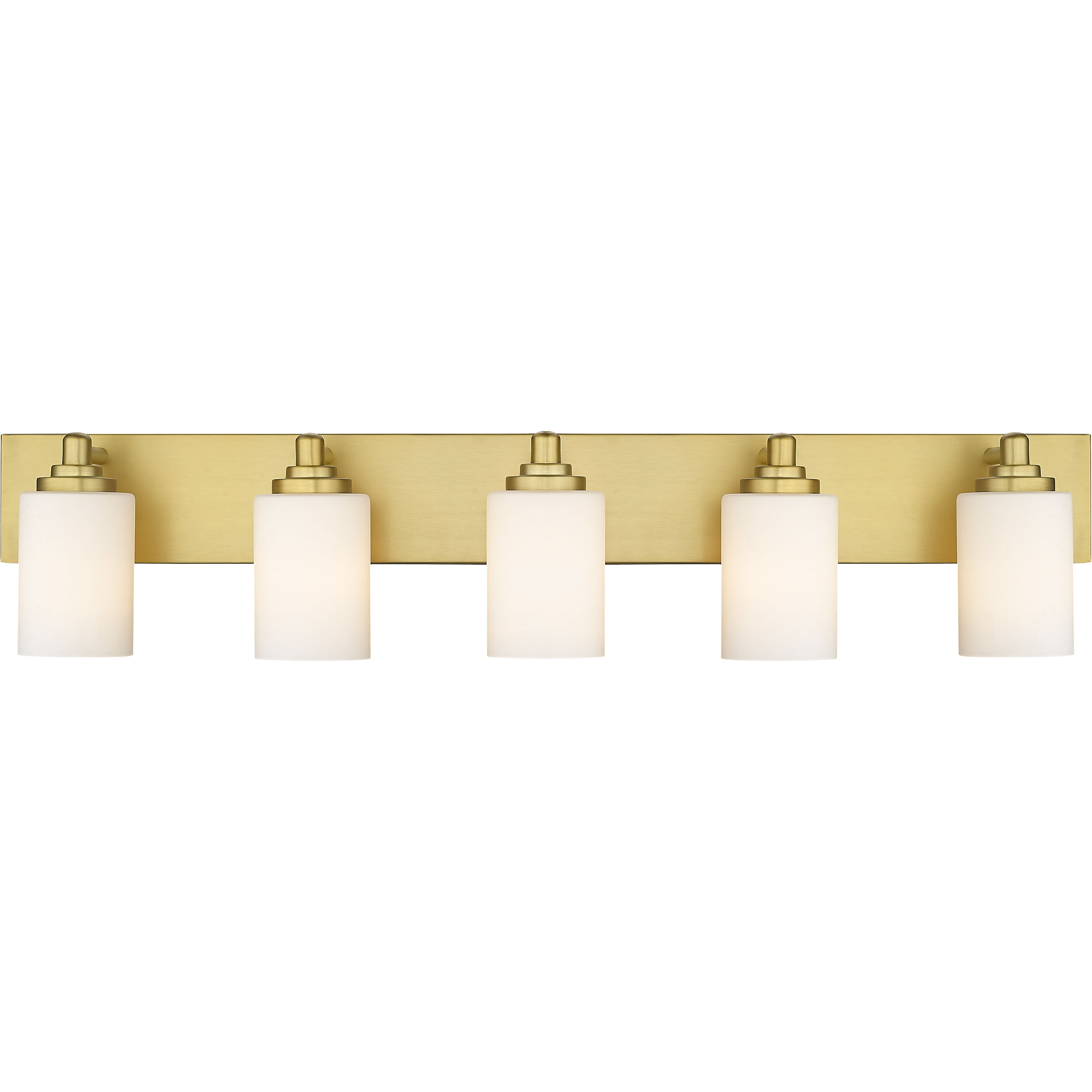 Z Lite 485 5V BG Soledad 5 Light 39 inch Brushed Gold Vanity Light