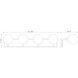 Parsons 4 Light 33.25 inch Matte Black and Olde Brass Vanity Wall Light