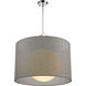 Arosia 1 Light 24 inch Chrome Pendant Ceiling Light