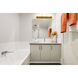 Callista 4 Light 37.5 inch Rubbed Brass Vanity Wall Light