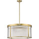 Carnaby 6 Light 24.25 inch Modern Gold Chandelier Ceiling Light