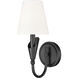 Claudelle Wall Sconce Wall Light in Matte Black