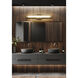 Chase LED 33 inch Modern Gold Bath Vanity Light Wall Light