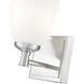 Oren 1 Light 6.5 inch Brushed Nickel Bath Vanity Light Wall Light