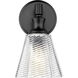 Auden 1 Light 5.75 inch Matte Black Wall Sconce Wall Light