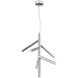 Forest LED 20.25 inch Chrome Pendant Ceiling Light in 6