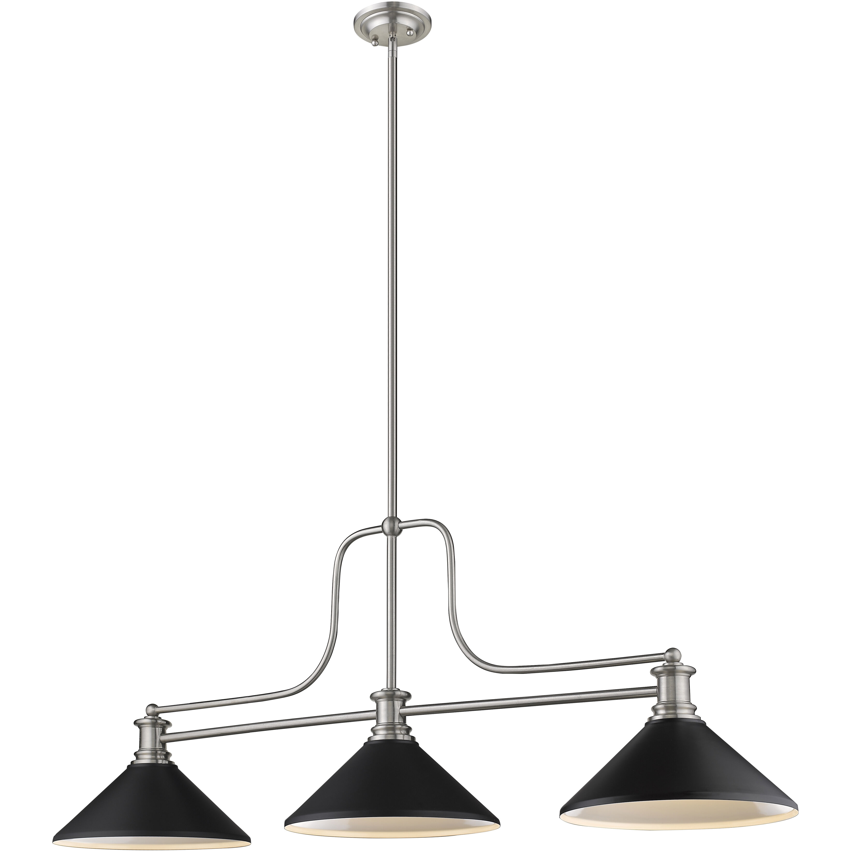 Melange 3 Light 14.00 inch Billiard Light