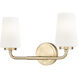 Montford 2 Light 16.00 inch Bathroom Vanity Light