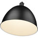 Sawyer 1 Light 12.5 inch Matte Black Pendant Ceiling Light