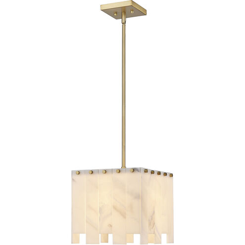 Viviana 1 Light 11.5 inch Rubbed Brass Pendant Ceiling Light