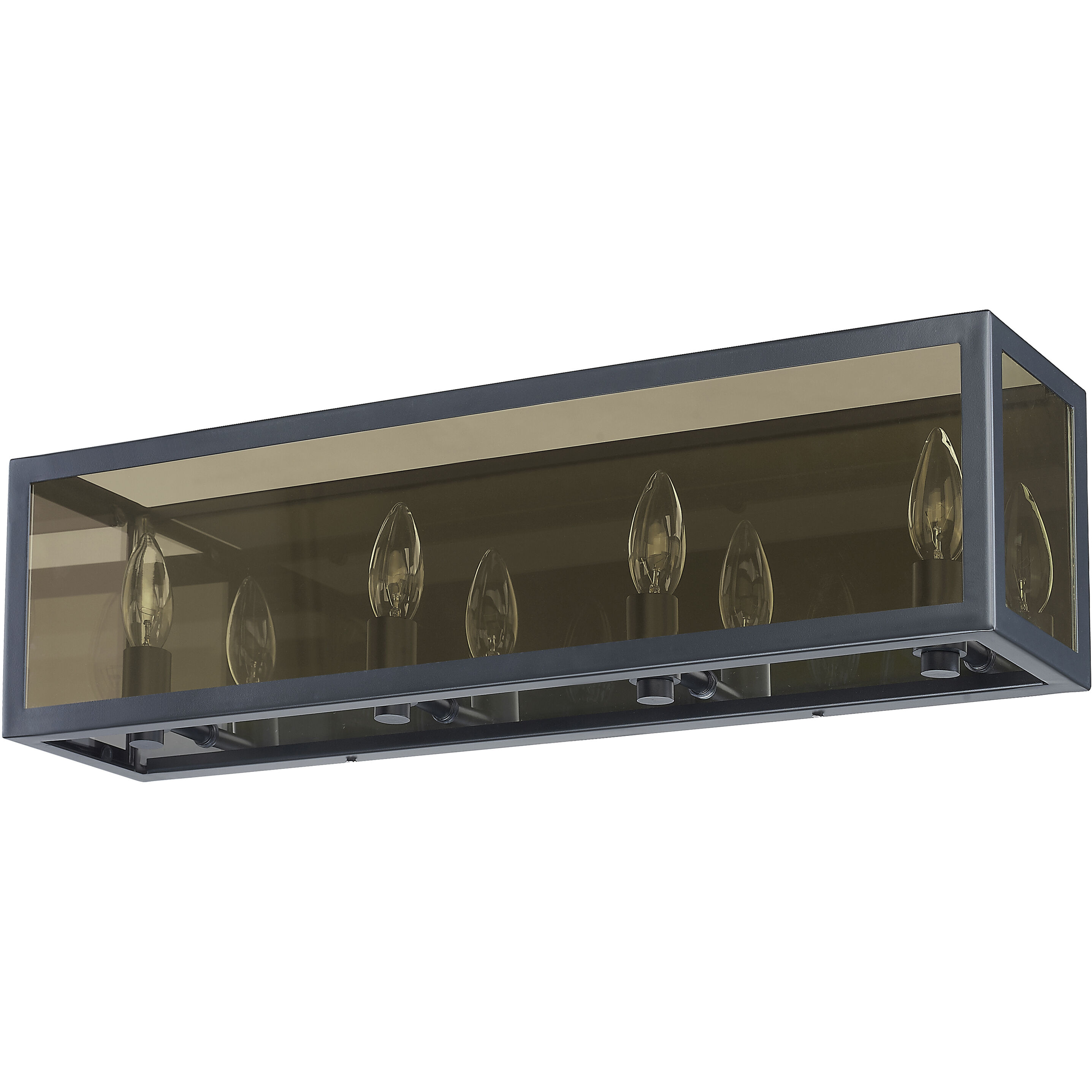 Infinity 4 Light 24 inch Misty Charcoal Vanity Wall Light