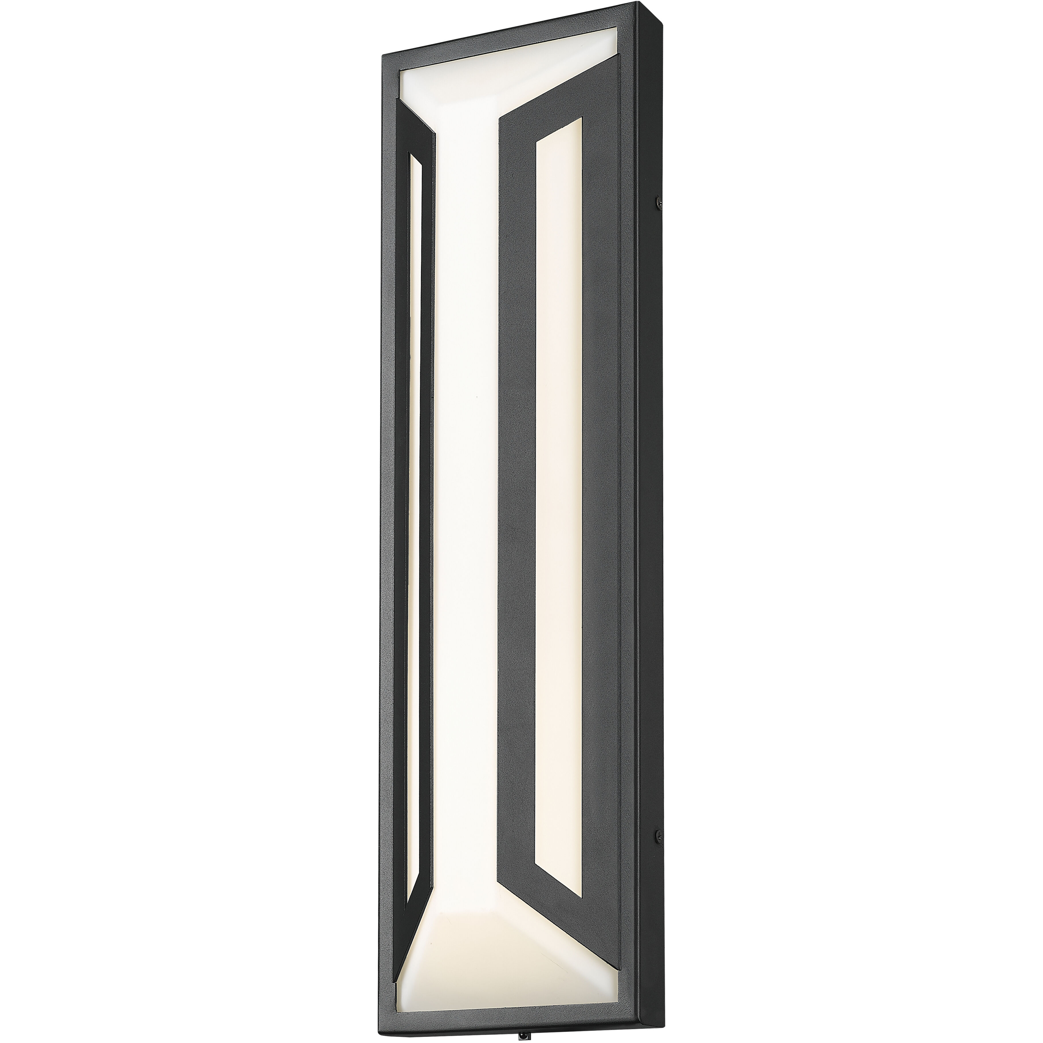 Banff LED 22 inch Sand Black Outdoor Wall Light in Soft Sand Black