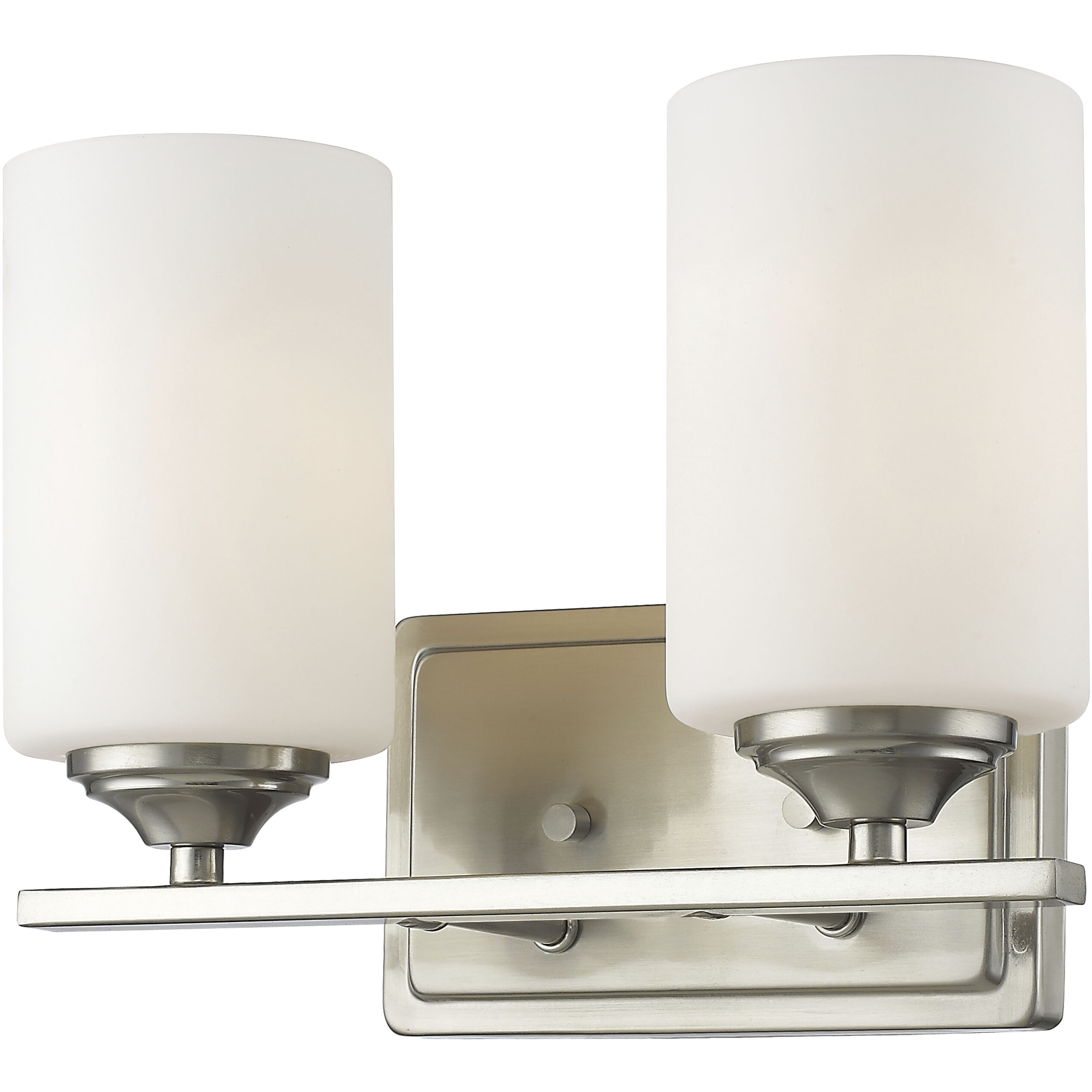 Bordeaux 2 Light 11.38 inch Brushed Nickel Vanity Wall Light