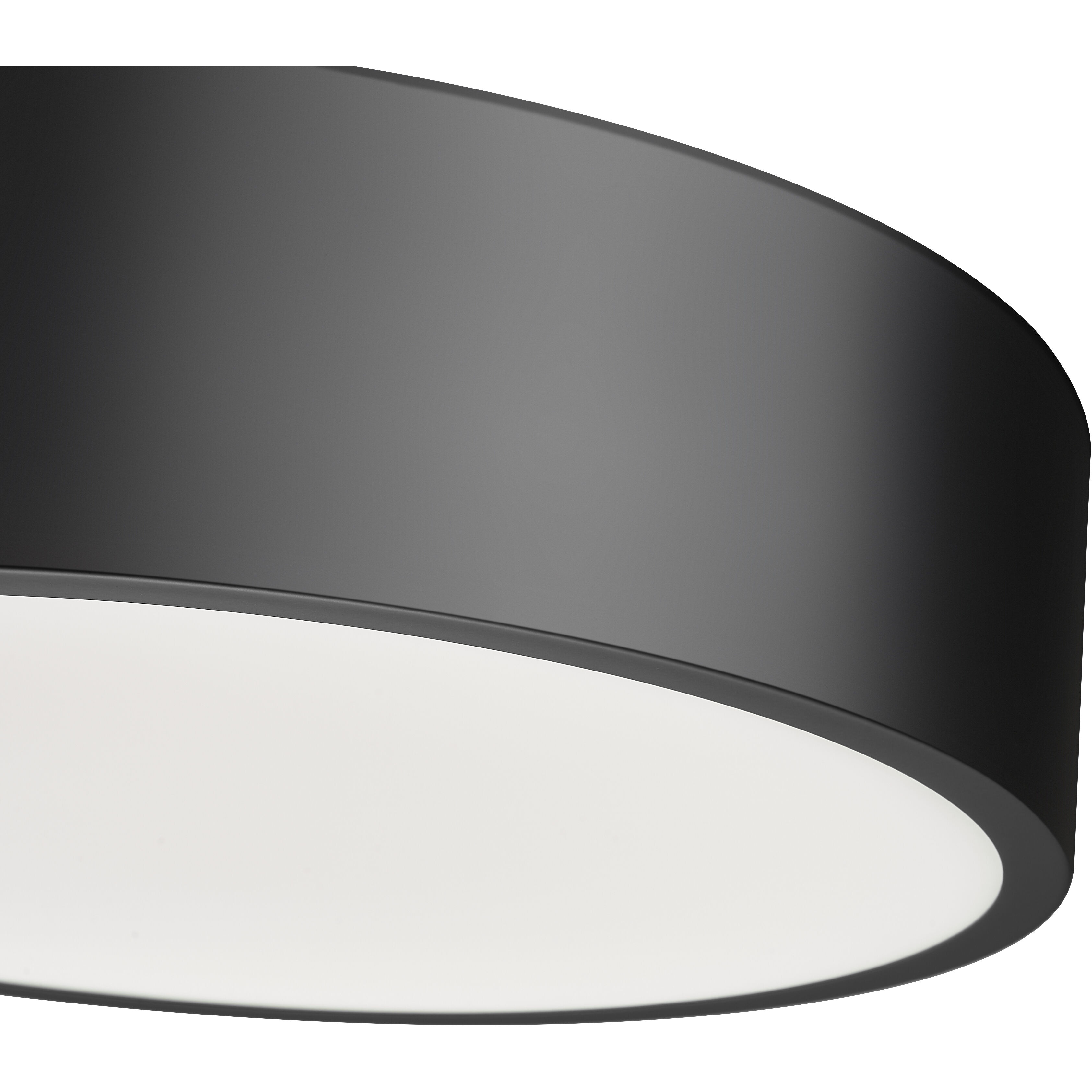 Coronado LED 16 inch Matte Black Flush Mount Ceiling Light