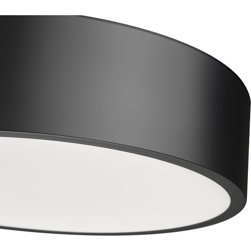 Coronado LED 16 inch Matte Black Flush Mount Ceiling Light
