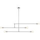 Modernist 5 Light 4.75 inch Chrome Chandelier Ceiling Light