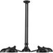 Bellamy 5 Light 52 inch Matte Black Chandelier Ceiling Light