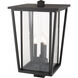 Seoul 3 Light 22.25 inch Oil Rubbed Bronze Outdoor Post Mount Fixture in 18