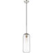 Monty 1 Light 5.25 inch Brushed Nickel Pendant Ceiling Light