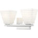 Annalise 2 Light 14 inch Chrome Vanity Wall Light