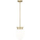 Gideon 1 Light 10 inch Modern Gold Pendant Ceiling Light
