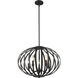 Moundou 5 Light 20 inch Bronze Chandelier Ceiling Light