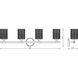 Dover Street 4 Light 33 inch Brushed Nickel Vanity Wall Light