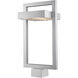 Luttrel LED 21.63 inch Silver Outdoor Post Mount Fixture