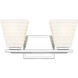 Annalise 2 Light 14 inch Chrome Vanity Wall Light