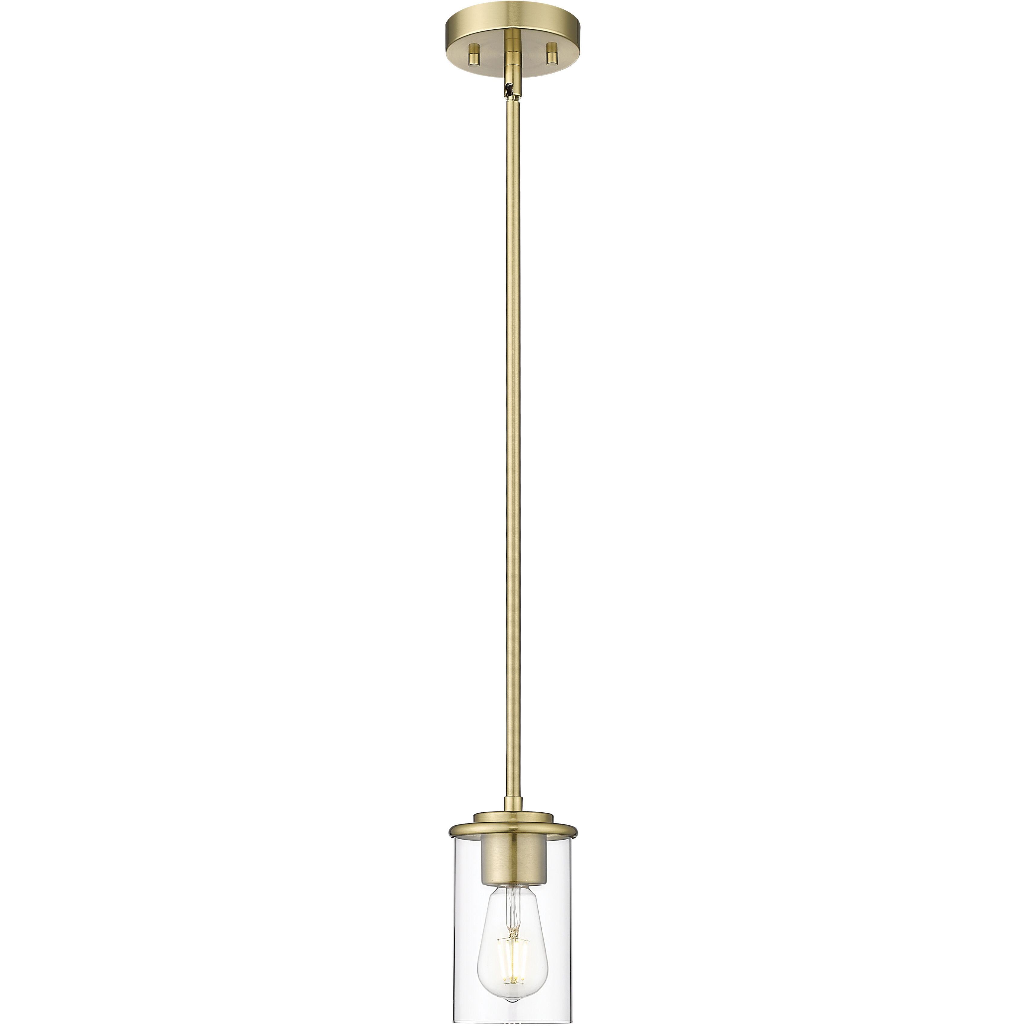 Thayer 1 Light 4.75 inch Luxe Gold Pendant Ceiling Light