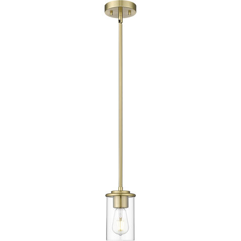 Thayer 1 Light 4.75 inch Luxe Gold Pendant Ceiling Light