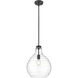 Bon Air 1 Light 13 inch Matte Black Pendant Ceiling Light