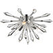 Soleia 3 Light 18 inch Chrome Flush Mount Ceiling Light
