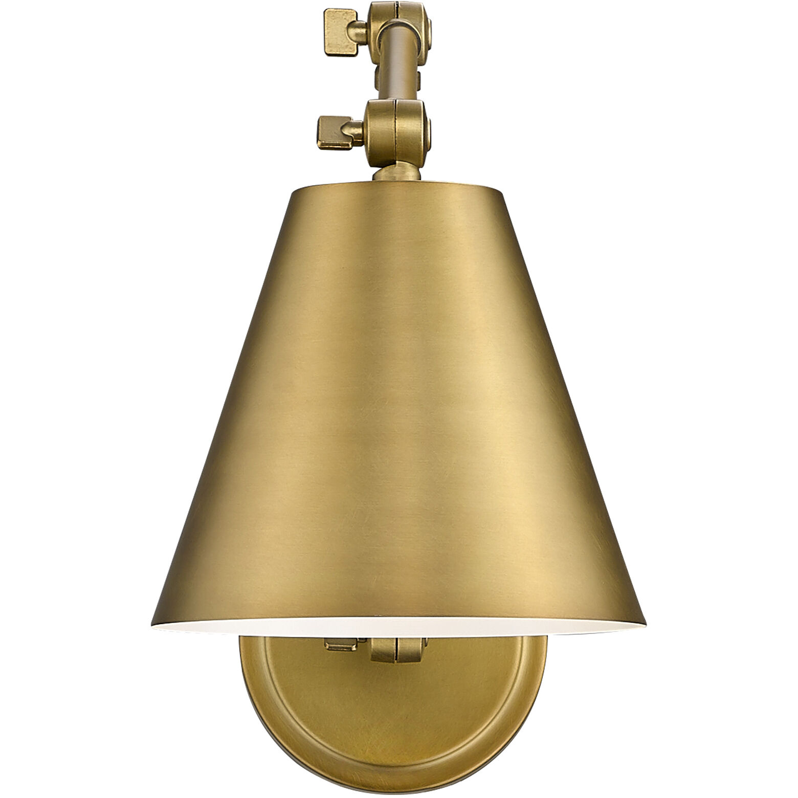 公式ファッションブランド通販サイト Z-Lite Wall Brass Rubbed inch 7.5 Light 1 Regent 347S-RB スポーツ・フィットネス