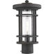 Jordan 1 Light 14.75 inch Oil Rubbed Bronze Outdoor Post Mount Fixture