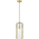 Alverton 1 Light 8 inch Rubbed Brass Pendant Ceiling Light in Rubbed Bronze