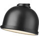 Melange 1 Light 8.25 inch Matte Black Pendant Ceiling Light in Matte Black Steel